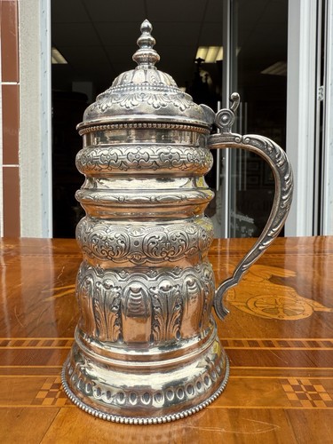 Silber krug bierkrug - krug, humpen