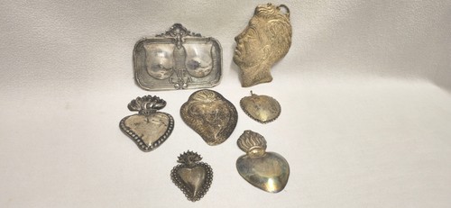 Antik votivherzen 1 - 5, votivherzen,1