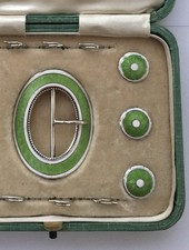 Silber Emaille Guilloche Art