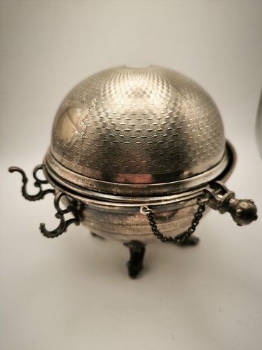 Versilbert kaviarküller antik - versilbert,