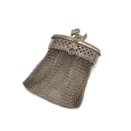 Antike netztasche münzbeutel - netztasche,