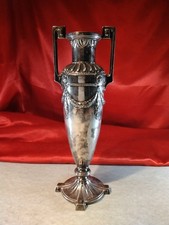 Jugendstil Vase Metall