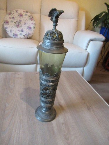 Alter pokal 1900 glas - pokal, ca