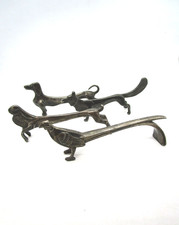 Vier Messerbänkchen Art deco