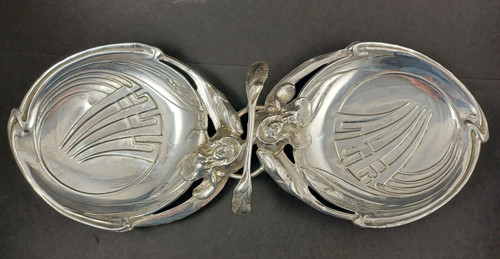 Jugendstil schale versilbert - jugendstil,