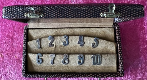 Antike tischnummer set 835 - set,